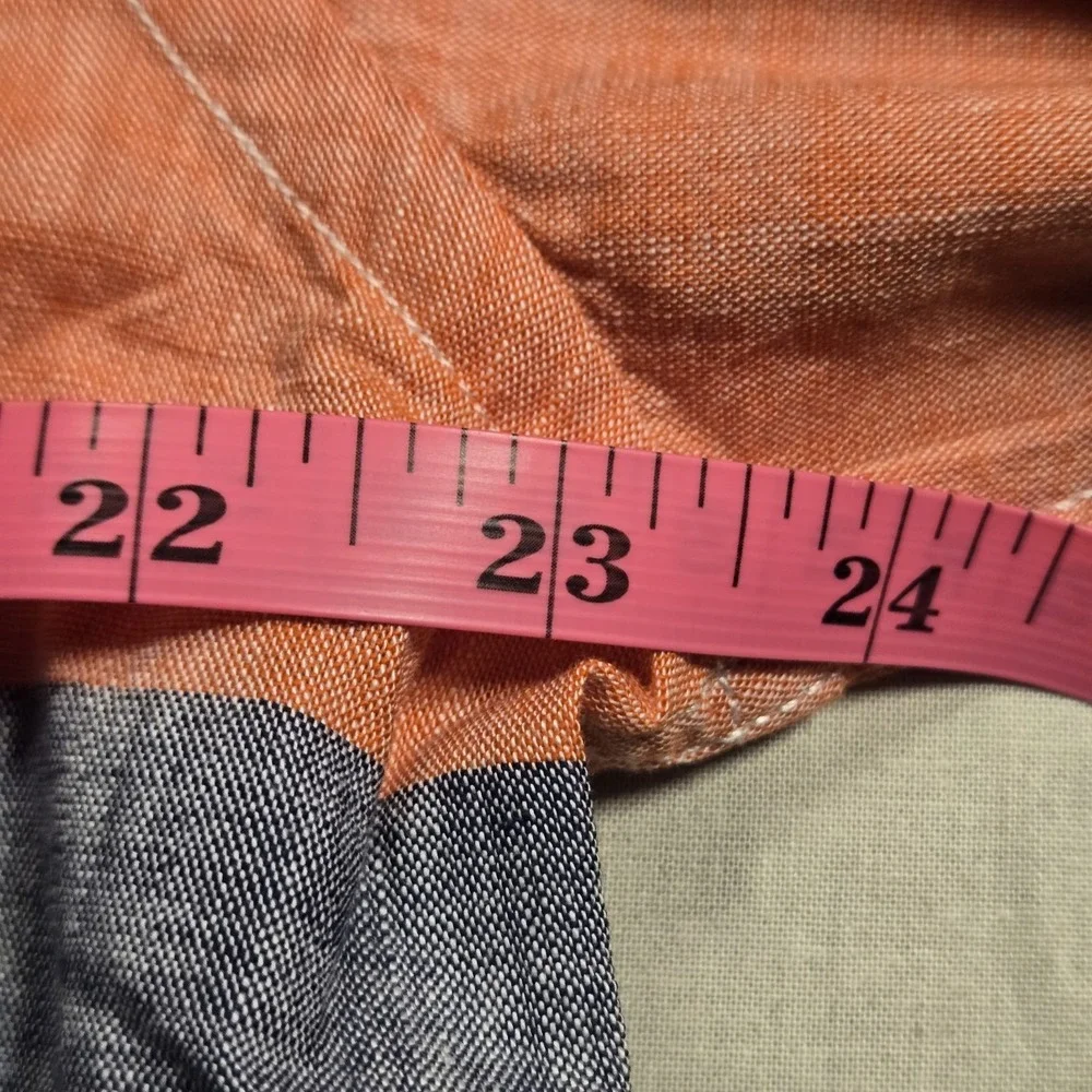Express Button Down Shirt Mens XL 100% Cotton Colorblock Spring Collared Casual